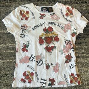 HARLEY DAVIDSON Vintage Rose T-Shirt